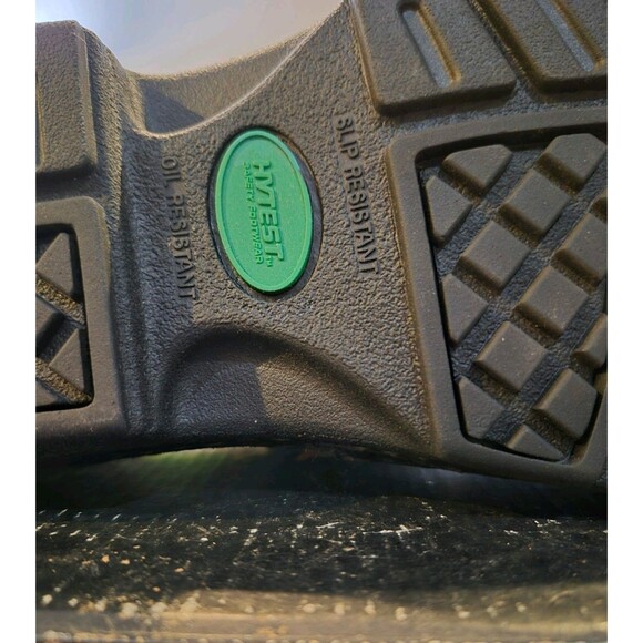 Womens Hytest Opanka Slip-on Black Size 6 Wide Steel Toe - Picture 2 of 3